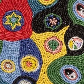 Moon Buckle Belt Beaded Millefiore | STAUD Premium