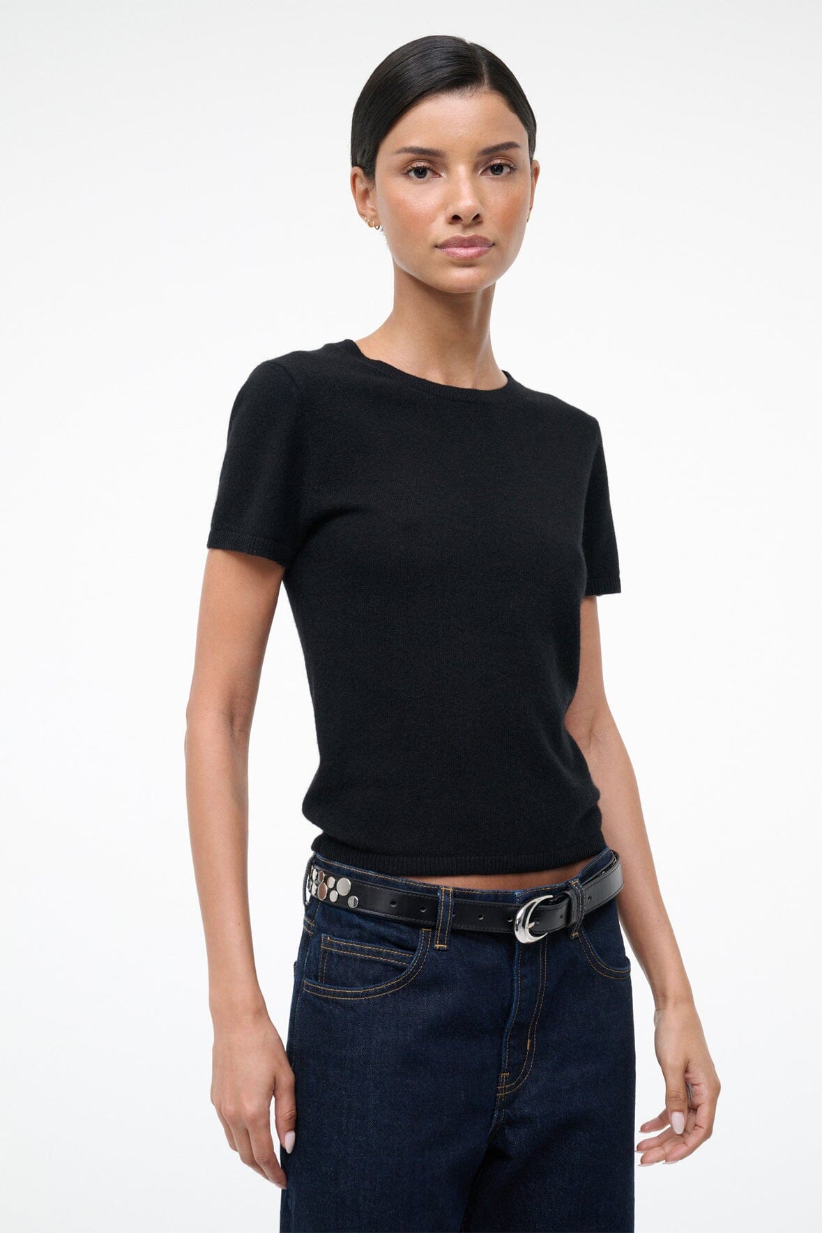 Moon Buckle Belt - Rivets | STAUD Hot Sale