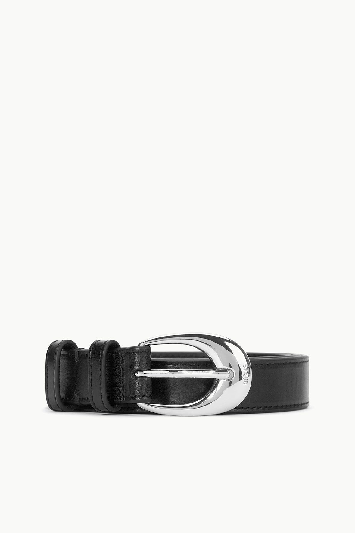 Moon Buckle Belt Black Silver | STAUD Recommended