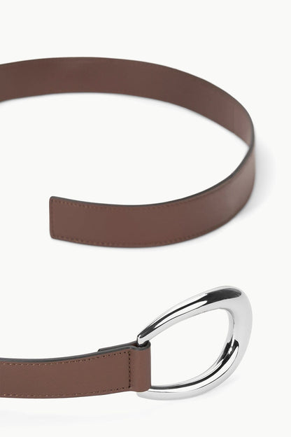 30mm Wrap Belt Mahogany Silver | STAUD Latest