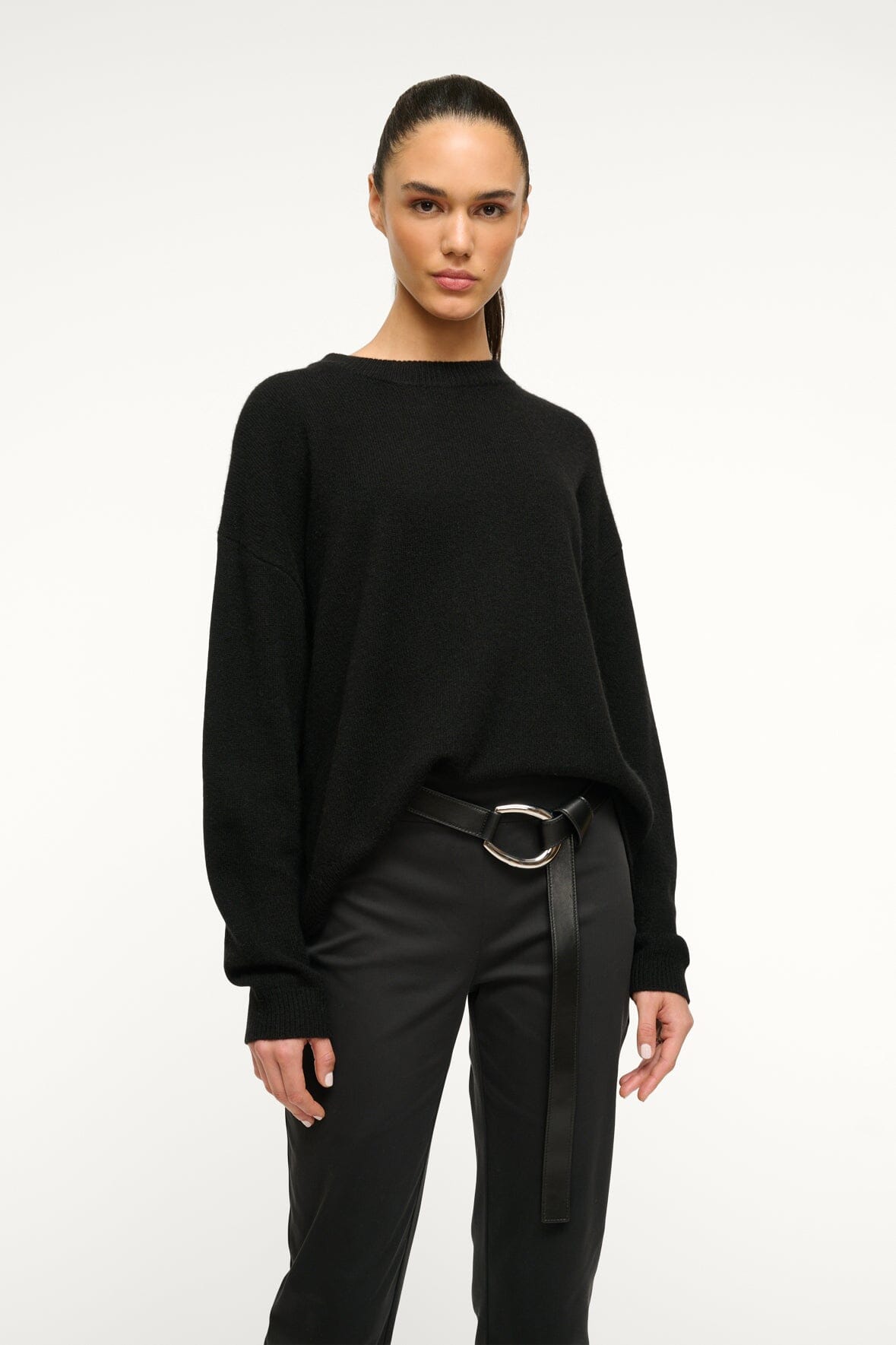 30mm Wrap Belt Black Silver | STAUD Top Pick