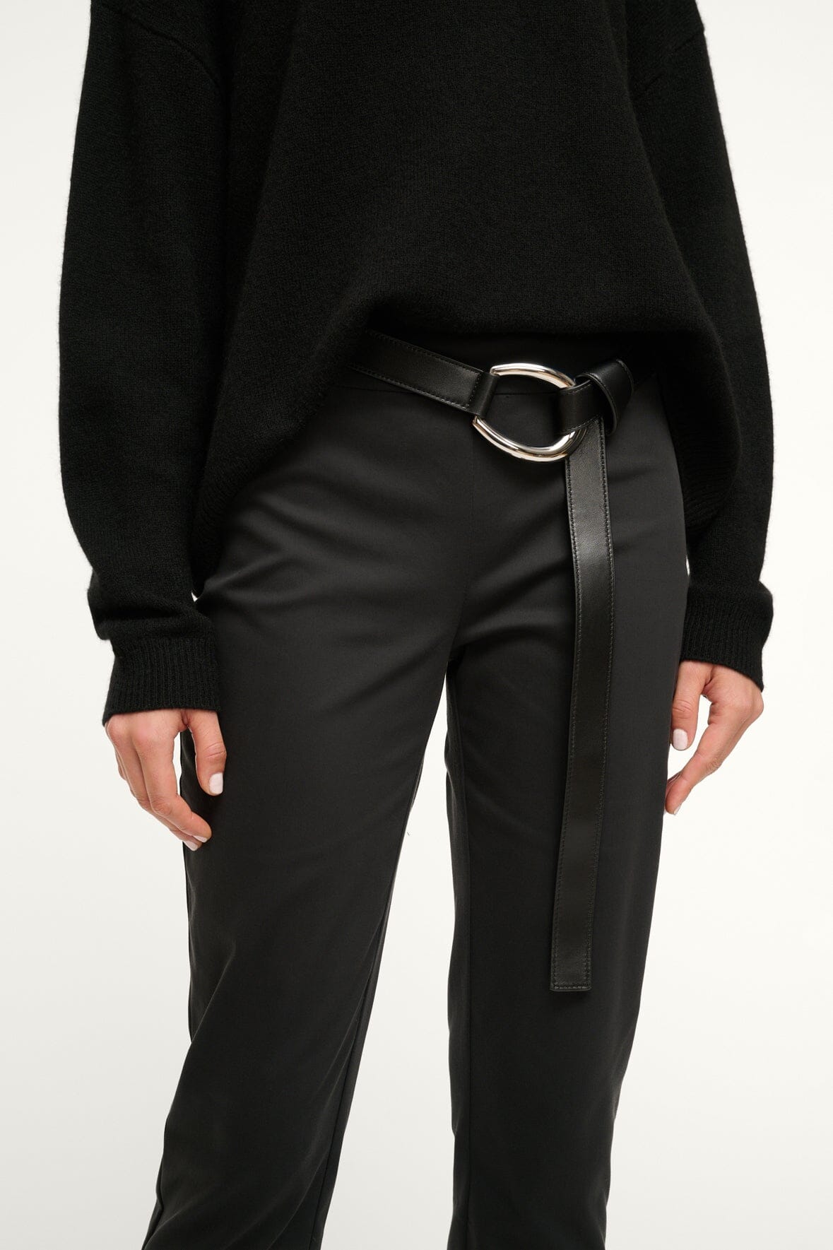 30mm Wrap Belt Black Silver | STAUD Top Pick