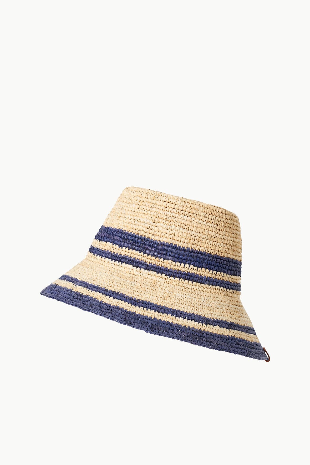 Rita Bucket Hat Natural Navy | STAUD Sale