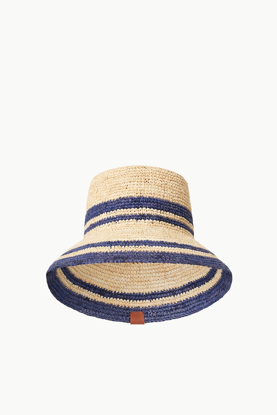 Rita Bucket Hat Natural Navy | STAUD Sale