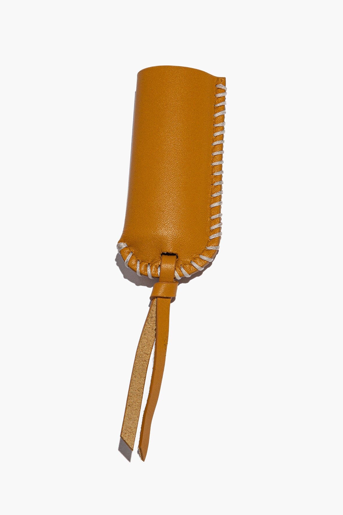 Pyre Leather Lighter Cover Goldenrod | STAUD Value