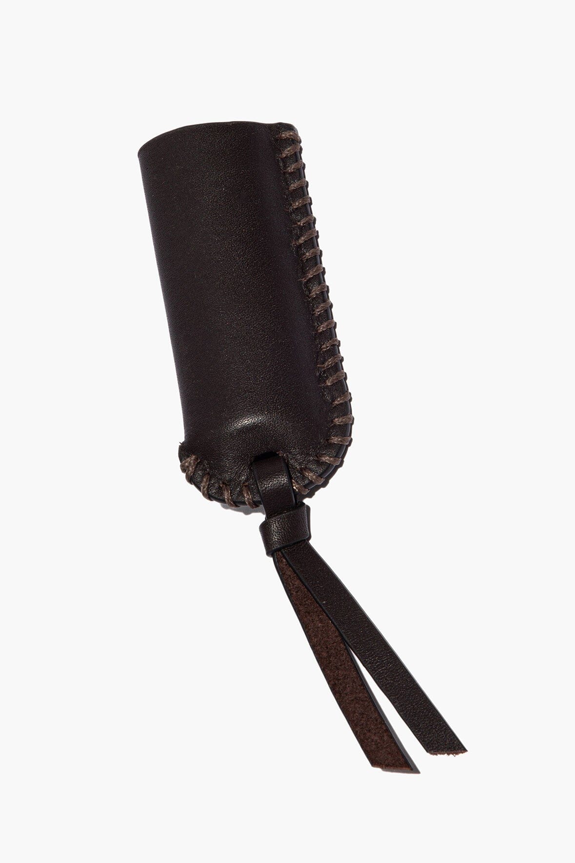 Pyre Leather Lighter Cover Espresso | STAUD Trusted