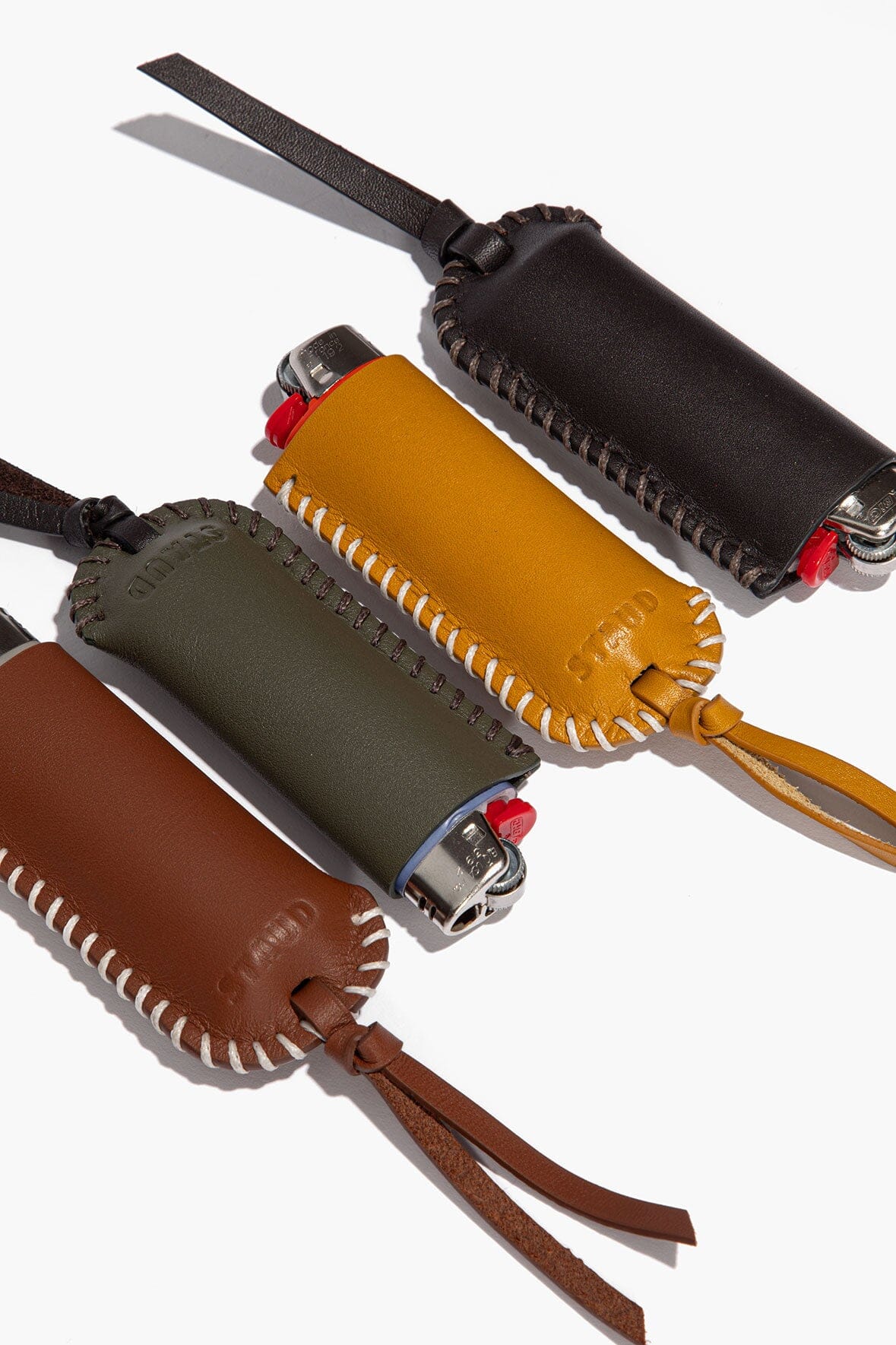 Pyre Leather Lighter Cover Espresso | STAUD Trusted