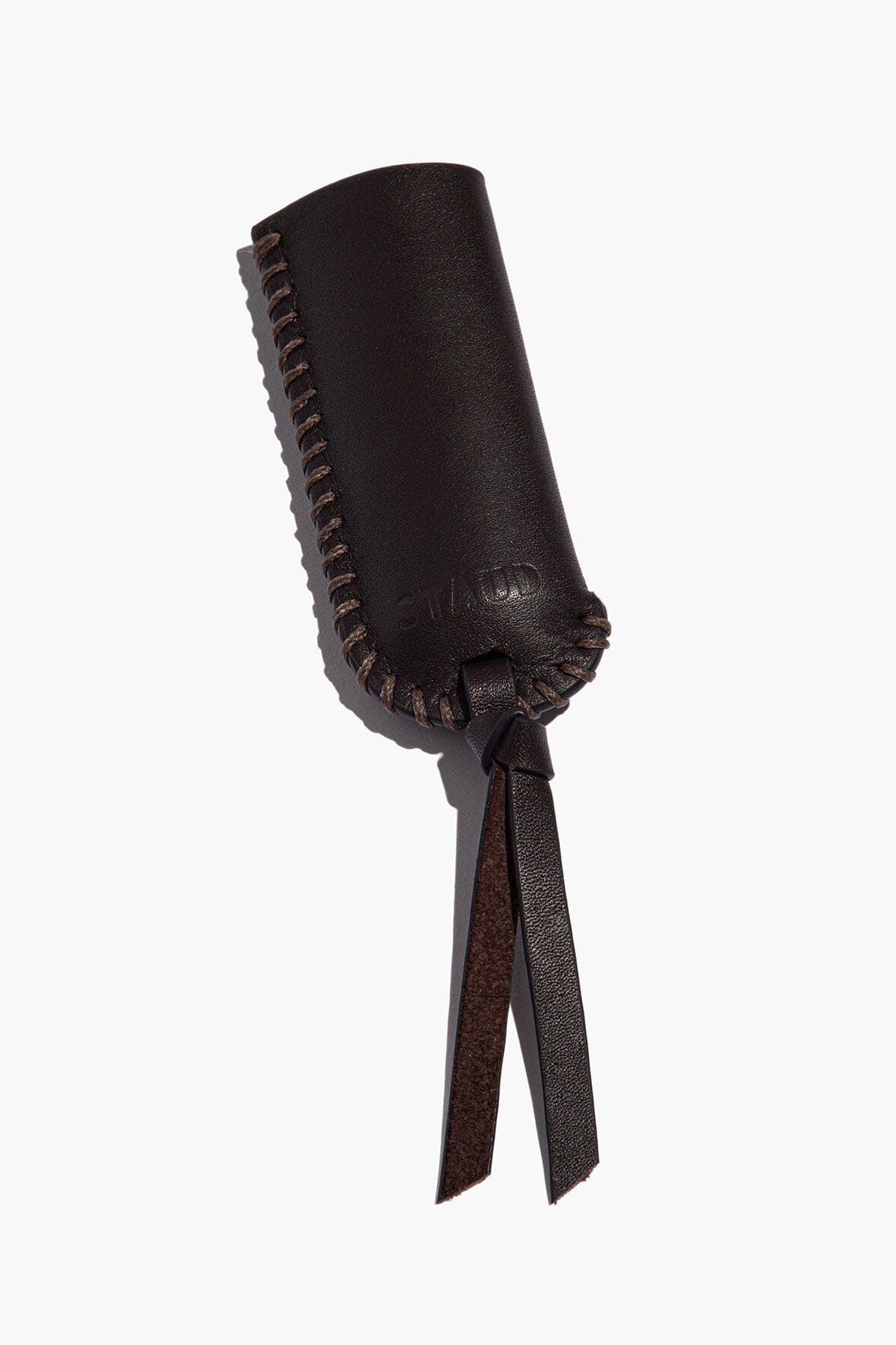 Pyre Leather Lighter Cover Espresso | STAUD Trusted
