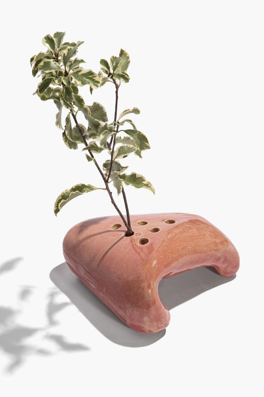 Ceramic Ikebana Pink Glaze | STAUD Best Seller
