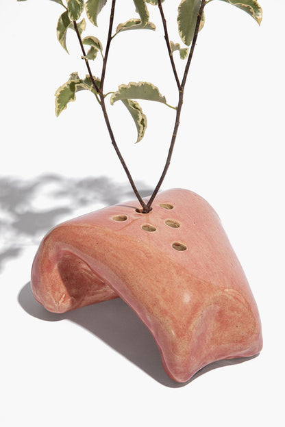 Ceramic Ikebana Pink Glaze | STAUD Best Seller