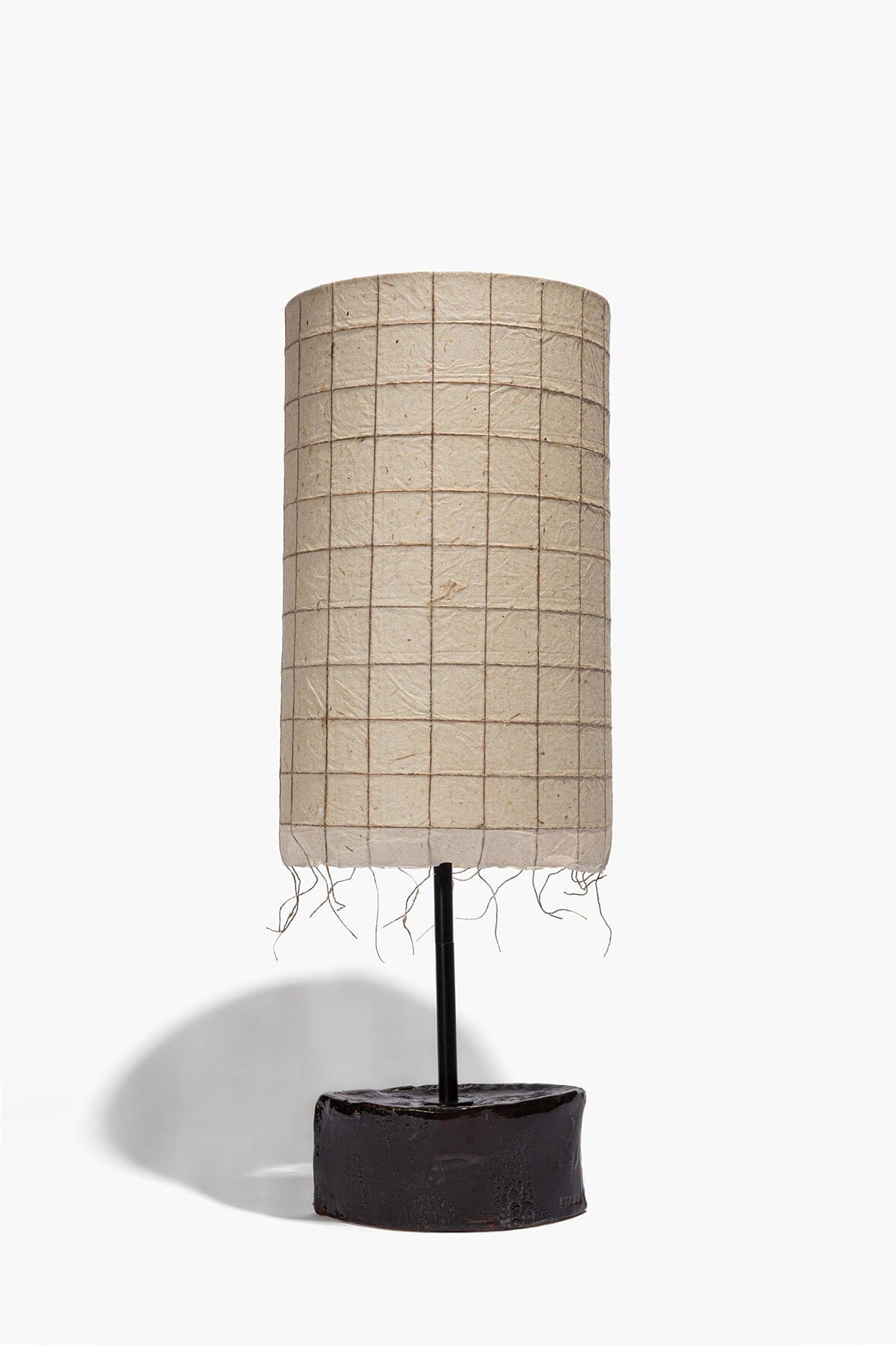 Ceramic Table Lamp Black Glaze | STAUD Trusted