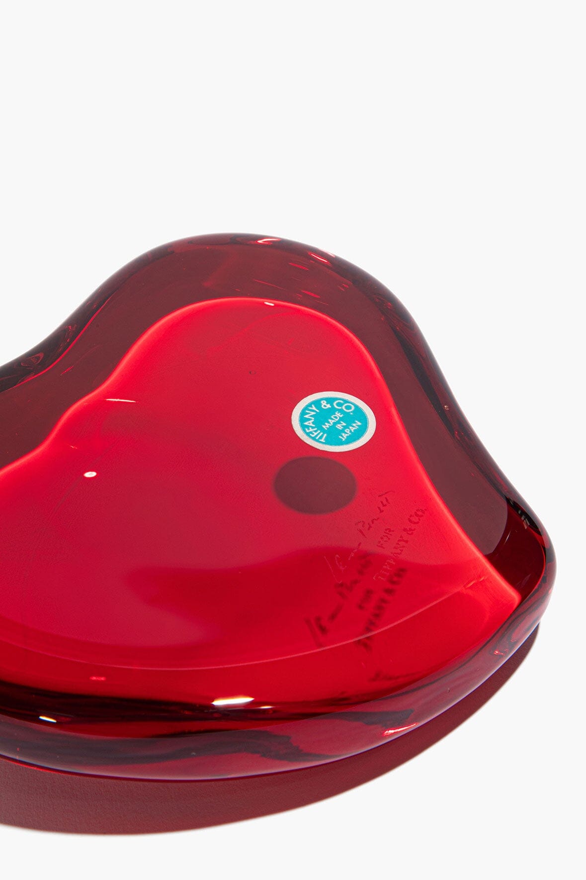 Vintage Glass Paperweight Heart | STAUD Deals
