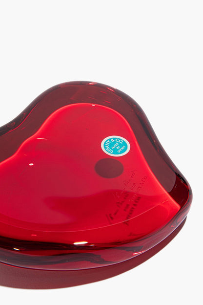 Vintage Glass Paperweight Heart | STAUD Deals