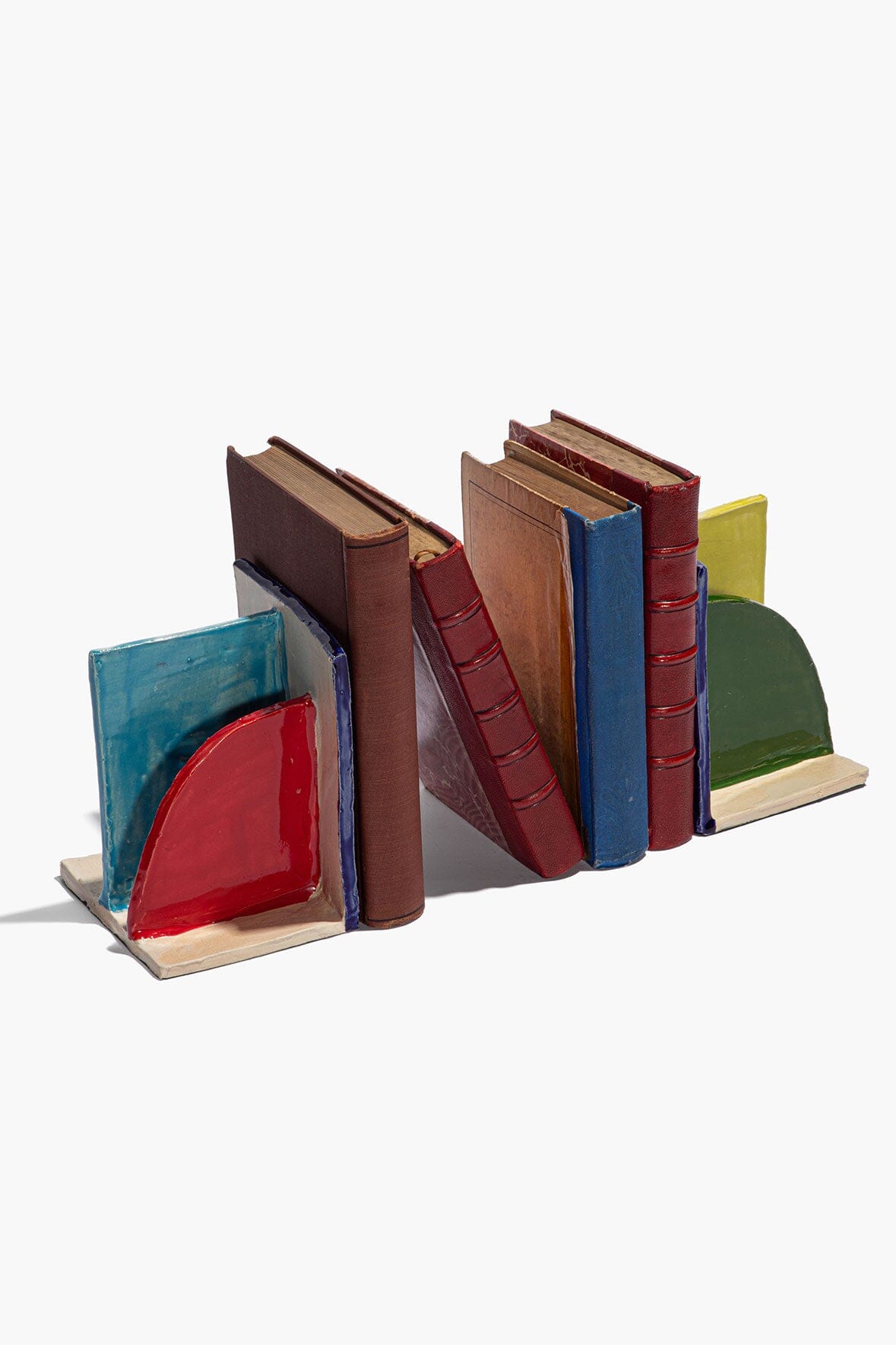 Ceramic Bookends Rainbow Glaze | STAUD Classic