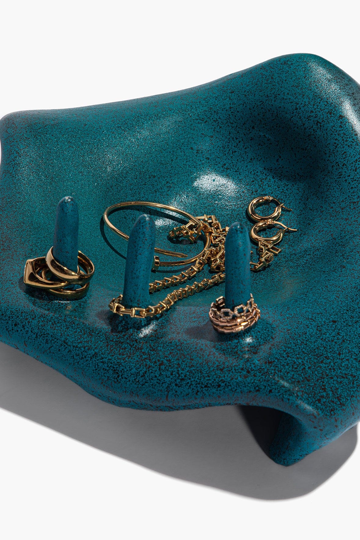 Bubble Jewelry Holder Blue Glaze | STAUD Smart Buy