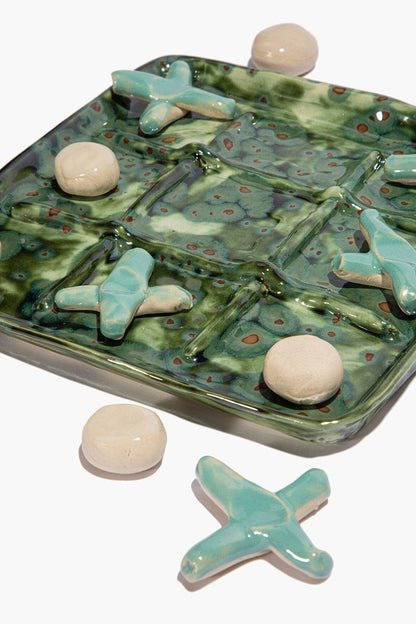 Ceramic Tic Tac Toe Earth Glaze | STAUD Exclusive