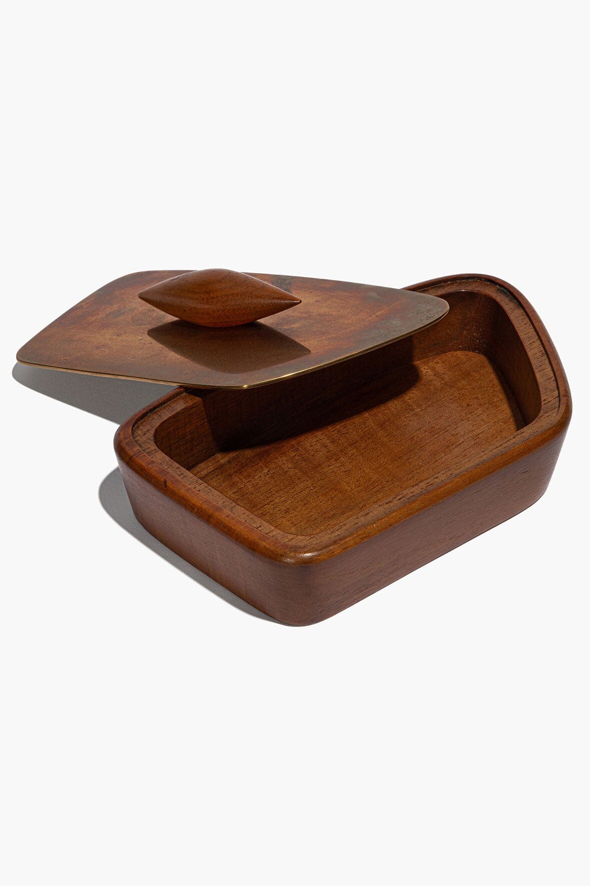 Vintage Trinket Box Brown | STAUD Best Seller