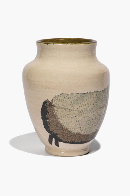 Ceramic Sheep Vase Round | STAUD Exclusive