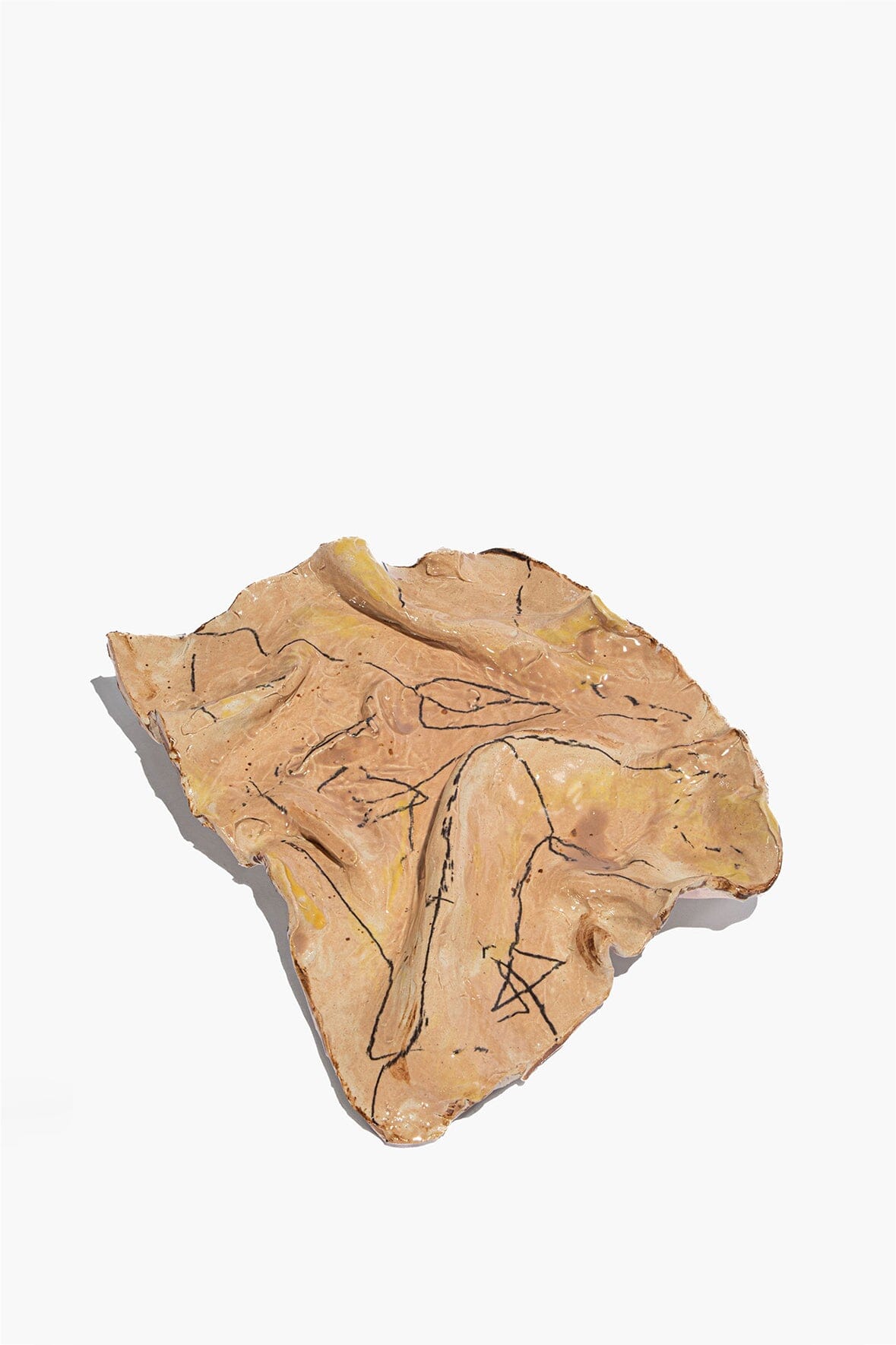 Ceramic Crinkle Wall Art Multi Glaze | STAUD Quality
