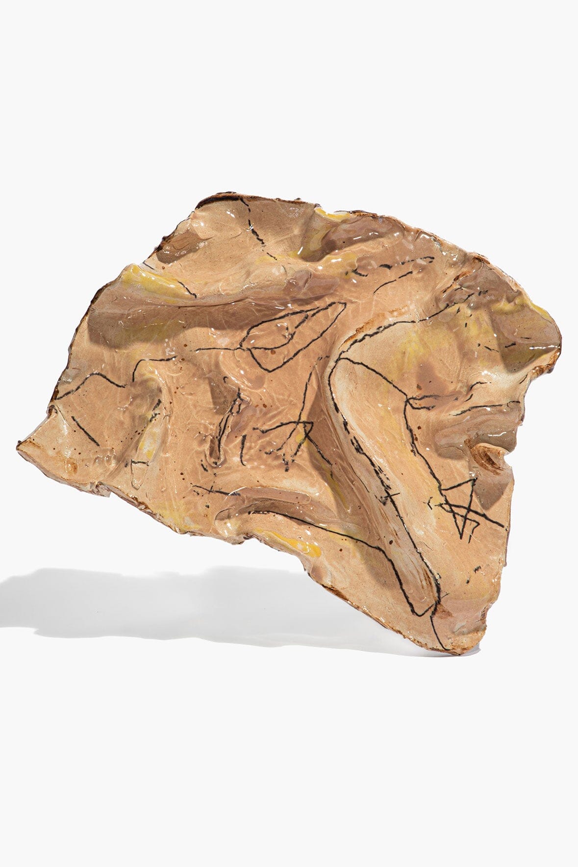 Ceramic Crinkle Wall Art Multi Glaze | STAUD Quality