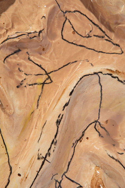 Ceramic Crinkle Wall Art Multi Glaze | STAUD Quality