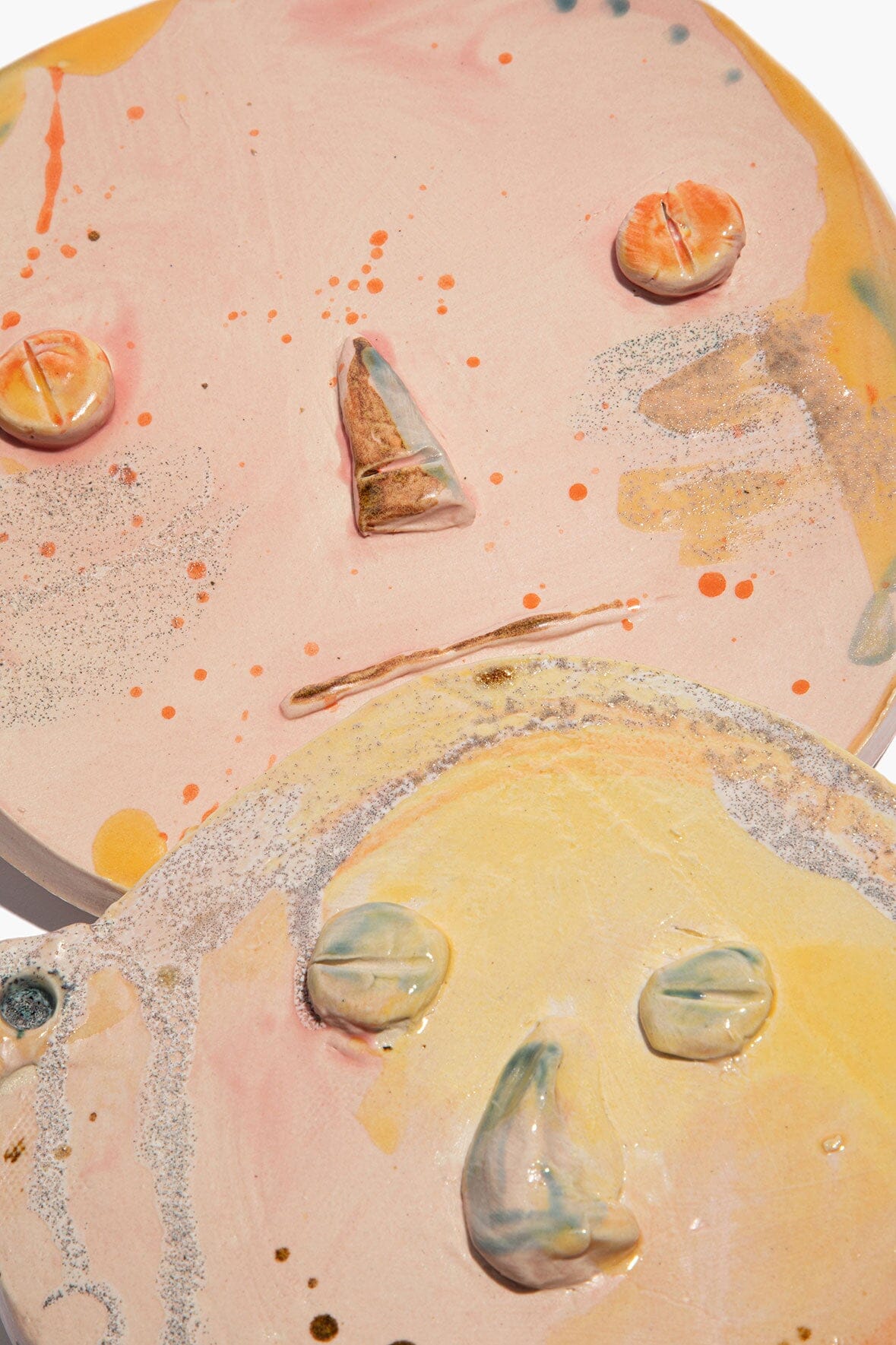 Louise Ceramic Faces Cotton Candy Glaze | STAUD Deals