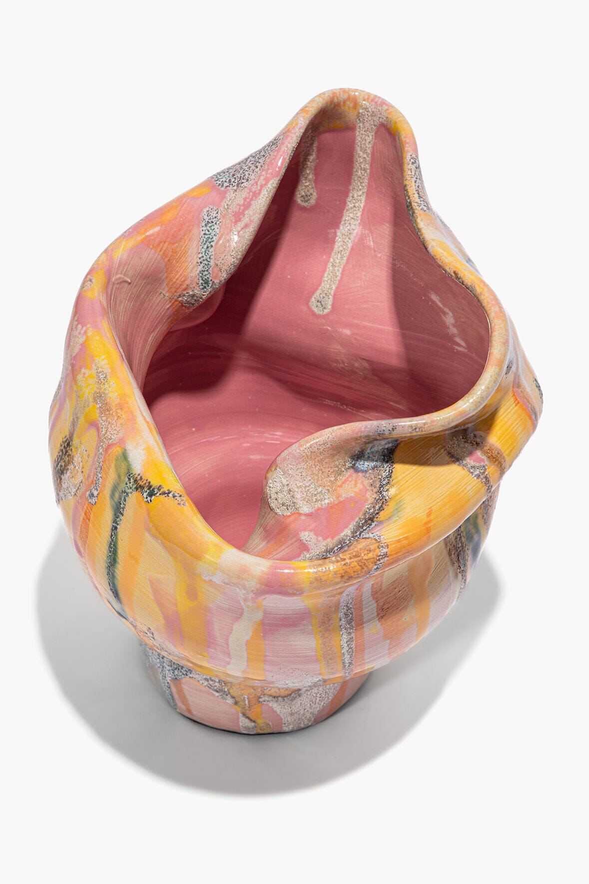 Sunken Vase Cotton Candy Glaze | STAUD Sale