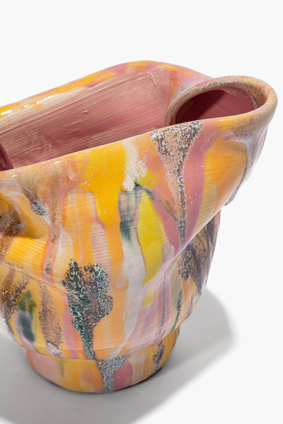 Sunken Vase Cotton Candy Glaze | STAUD Sale