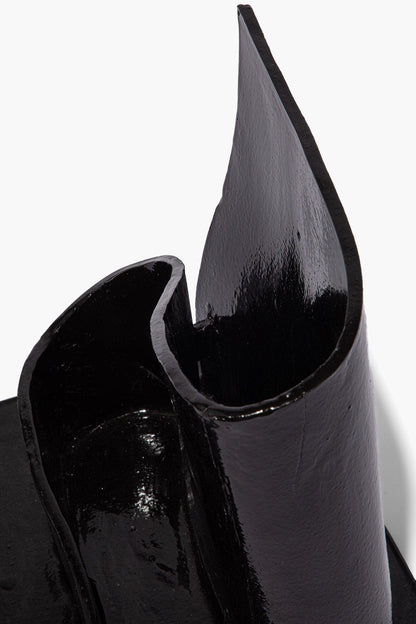 Wavy Stationary Holder Black Glaze | STAUD Everyday