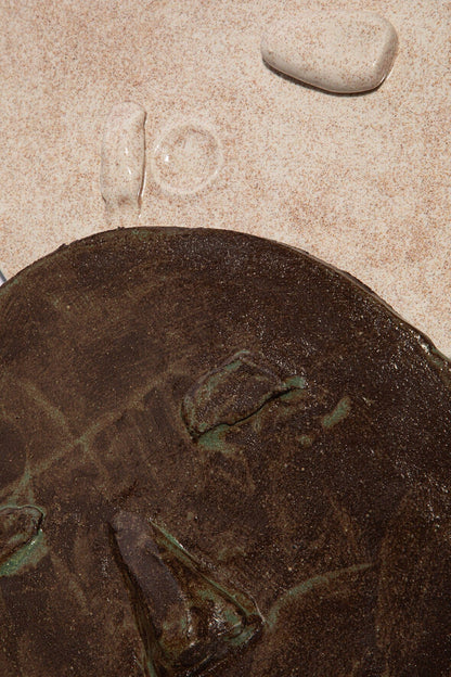 Eva Ceramic Faces White And Matcha Brown Glaze | STAUD Latest