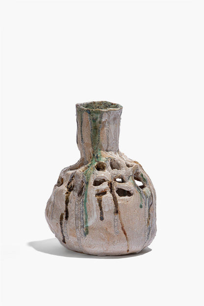 Lotus Vase Grey Multi Glaze | STAUD Classic