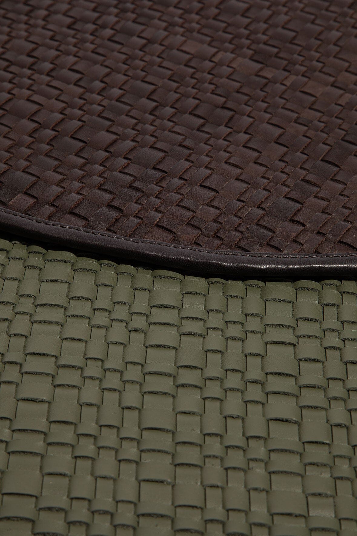 Gentry Leather Placemat Moss | STAUD Discount