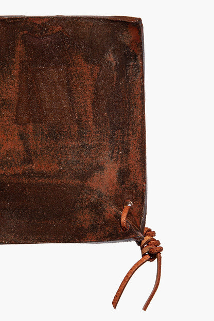 Ceramic Square Coasters Burnt Sienna Glaze | STAUD Signature