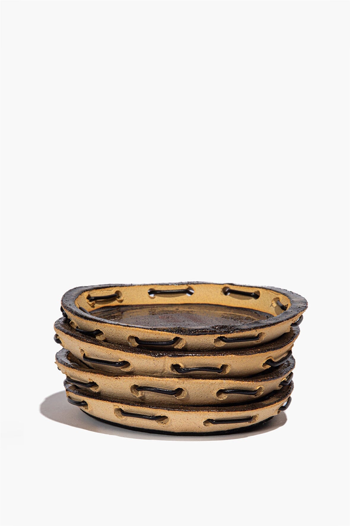 Coaster Set Ceramic Leather | STAUD Popular
