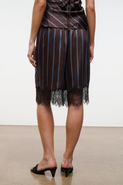 Verano Silk Short Redondo Stripe | STAUD Popular