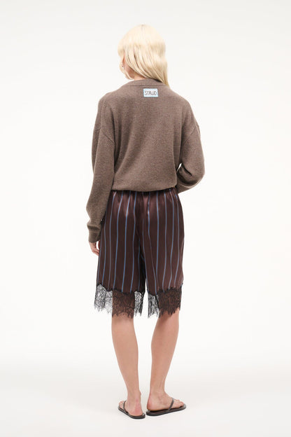 Verano Silk Short Redondo Stripe | STAUD Popular