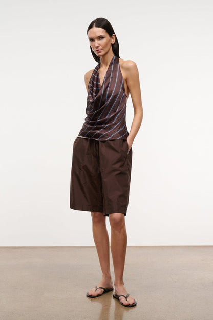 Liora Silk Top Redondo Stripe | STAUD Classic