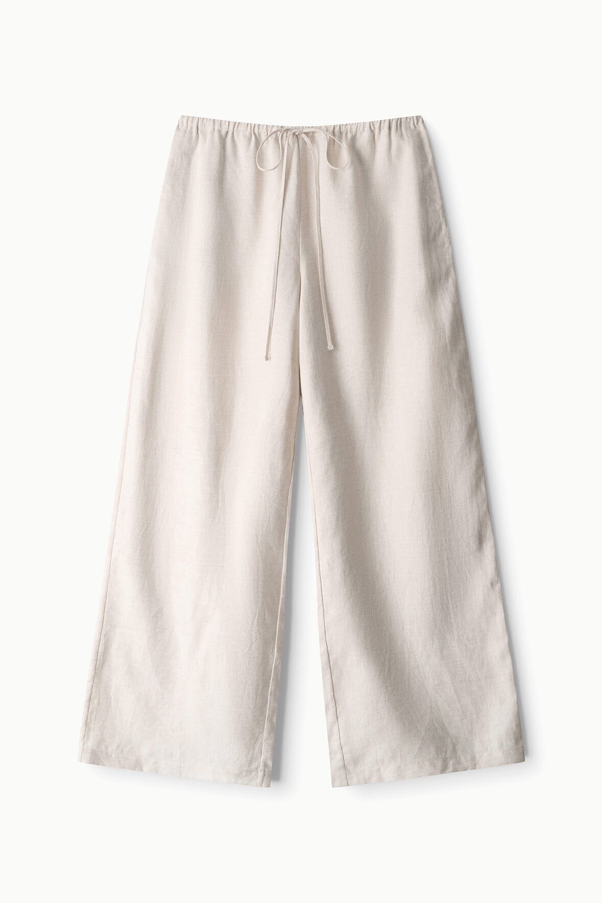 Mateo Linen Pant Natural | STAUD Deals