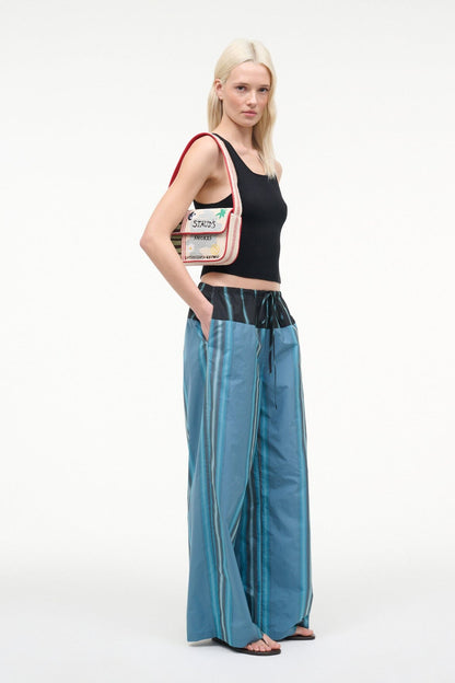 Mateo Pant Marina Stripe Multi | STAUD Exclusive