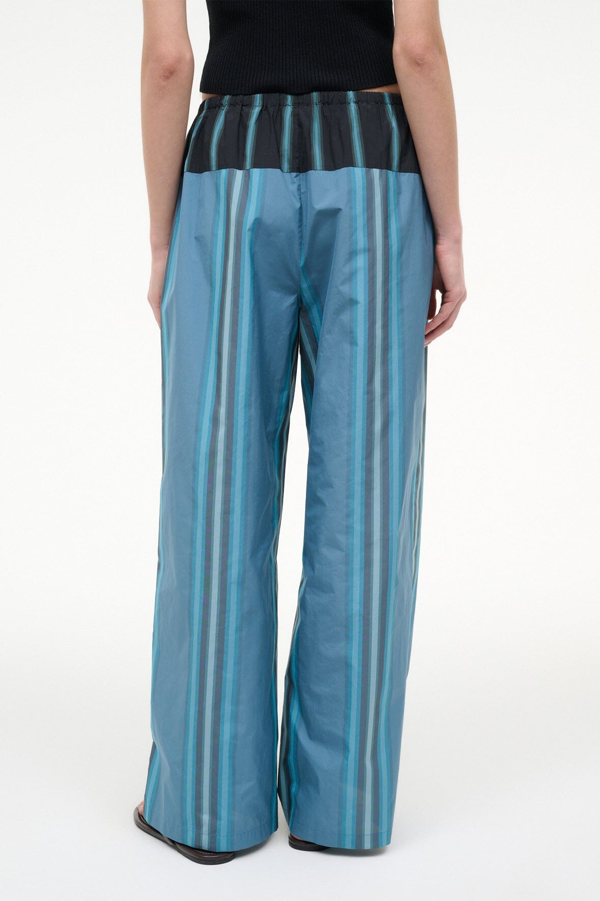 Mateo Pant Marina Stripe Multi | STAUD Exclusive