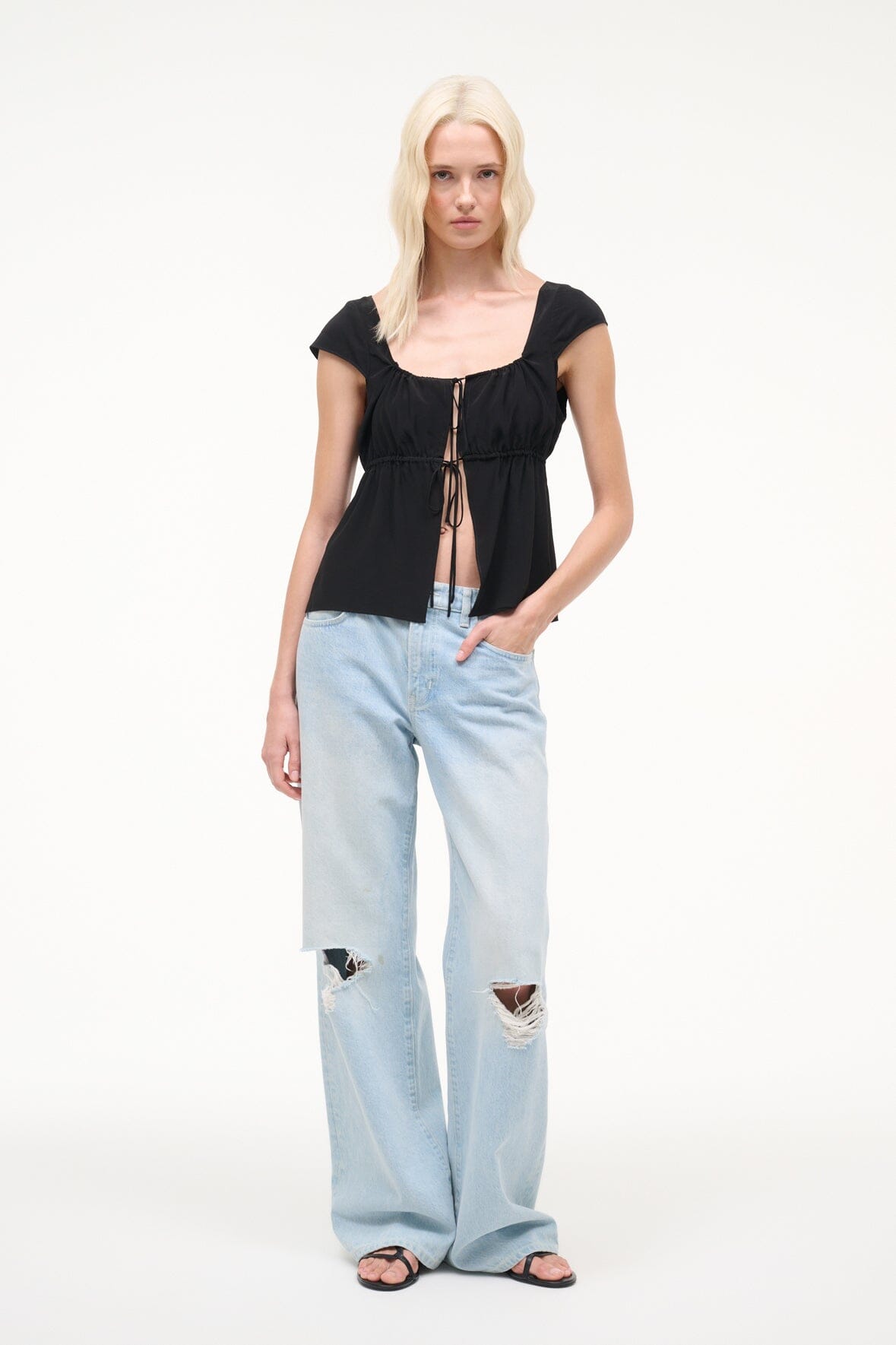 Pomona Top Black | STAUD Deals