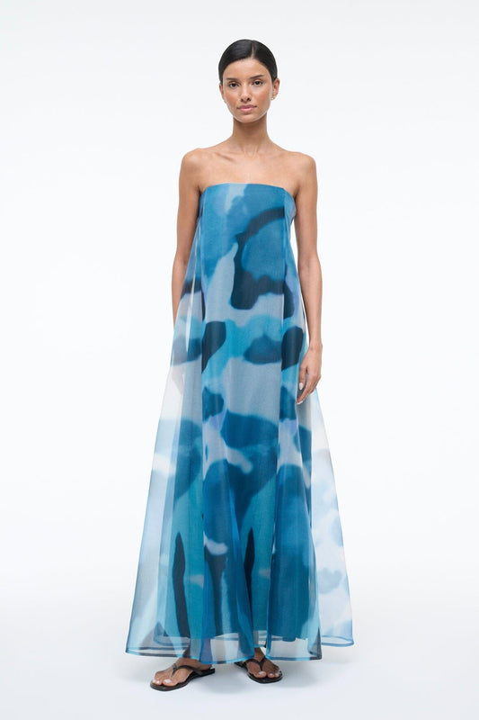 Allyson Dress Blue Haze | STAUD Deals