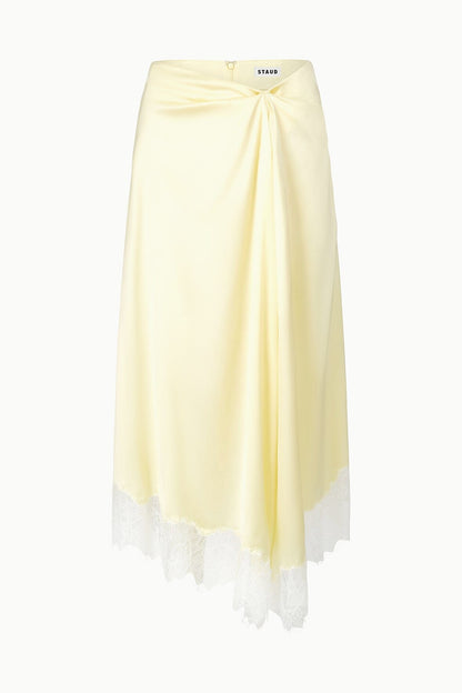 Sonoma Silk Skirt Key Lime | STAUD Best Price