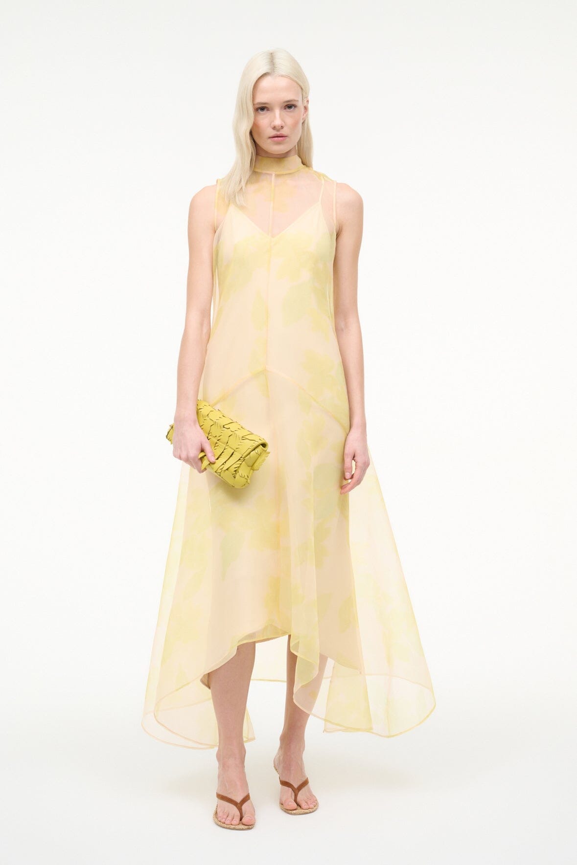 Auden Dress Lemon Grove | STAUD Sale