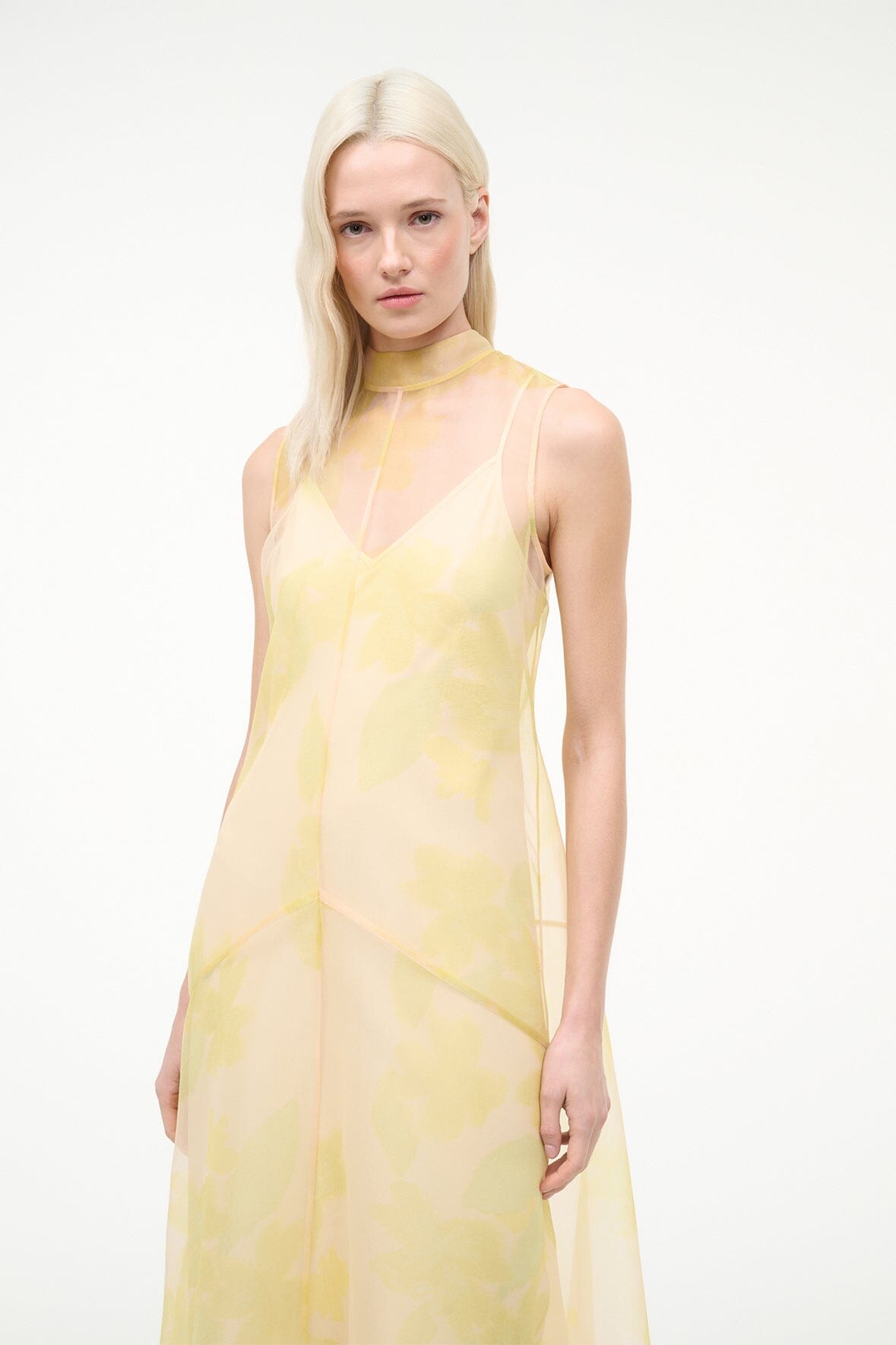 Auden Dress Lemon Grove | STAUD Sale