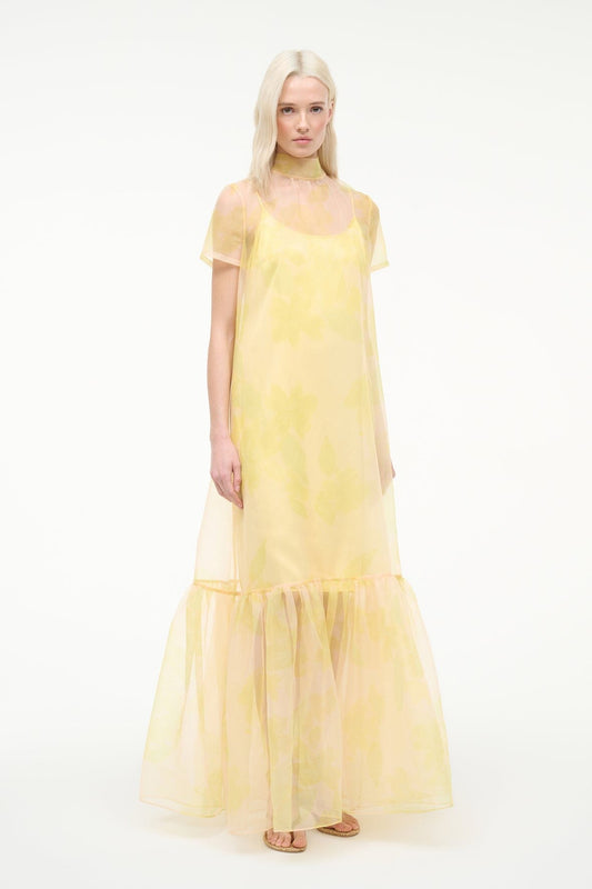 Calluna Dress Lemon Grove | STAUD Best Seller