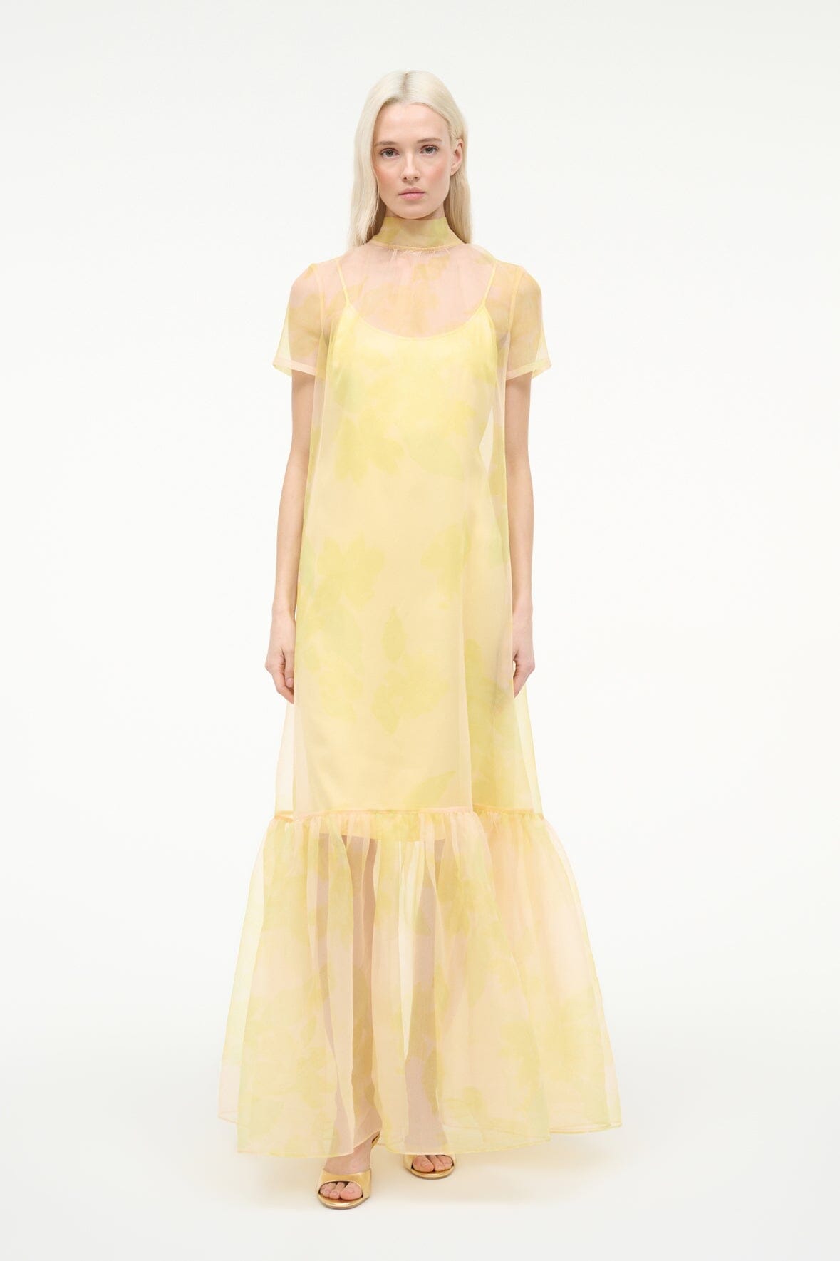Calluna Dress Lemon Grove | STAUD Best Seller