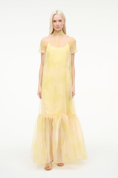 Calluna Dress Lemon Grove | STAUD Best Seller