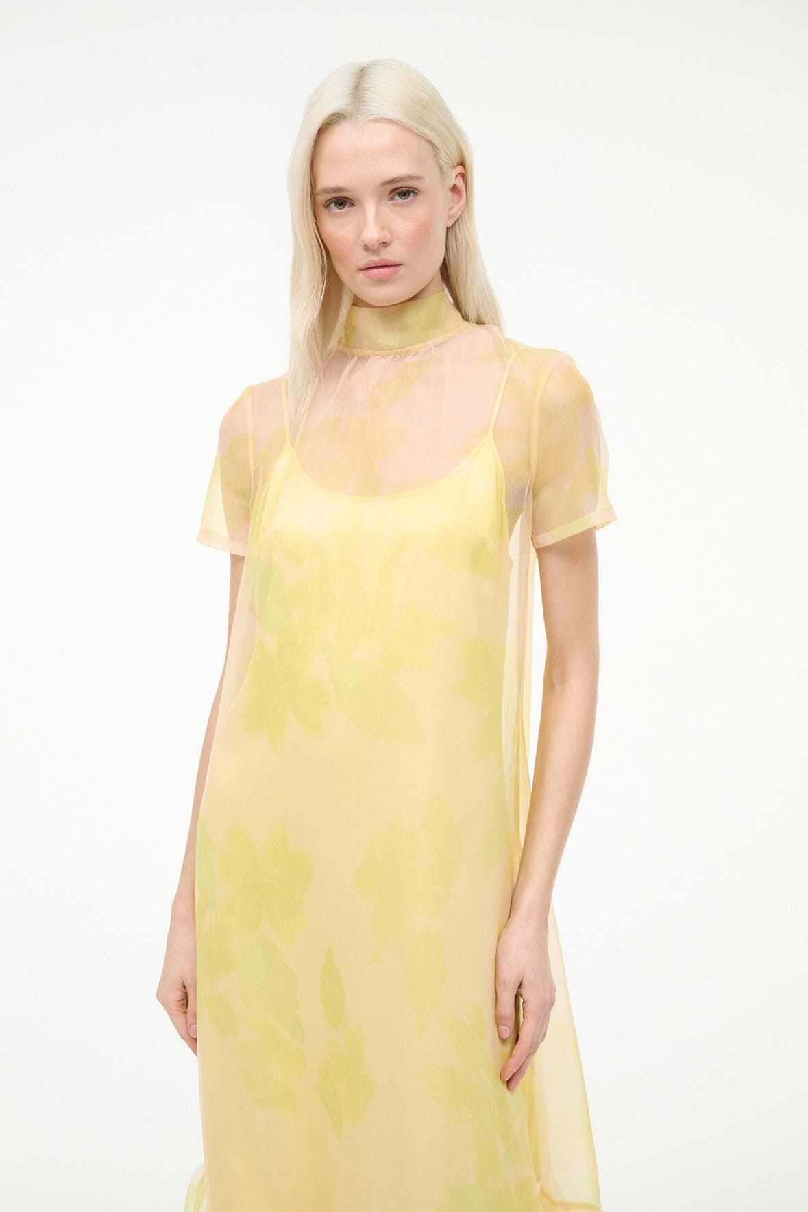 Calluna Dress Lemon Grove | STAUD Best Seller