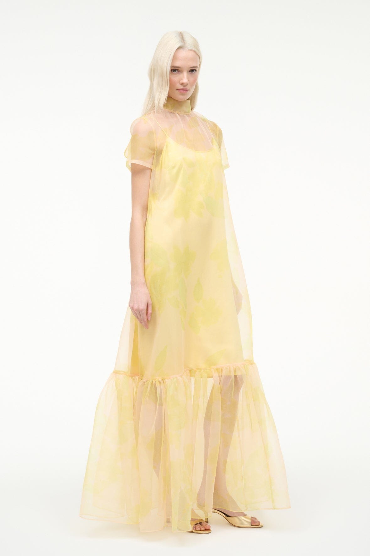 Calluna Dress Lemon Grove | STAUD Best Seller